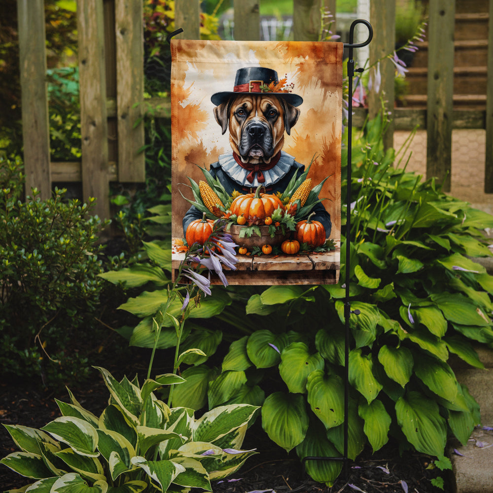 Bullmastiff Thanksgiving Garden Flag