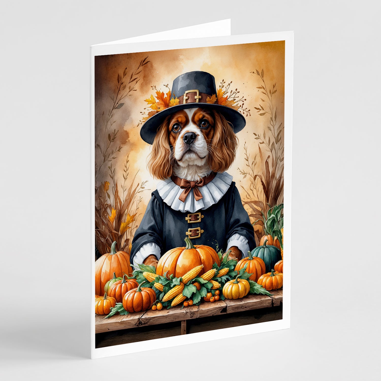 Buy this Cavalier Spaniel Thanksgiving Greeting Cards Pack of 8