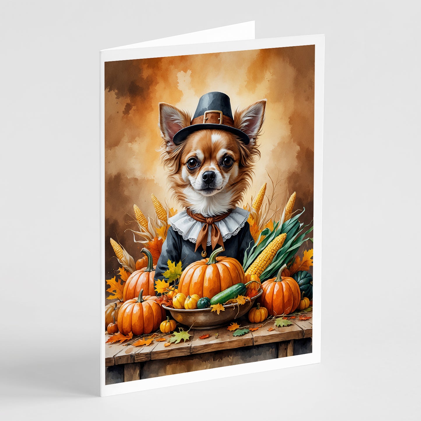 Buy this Chihuahua Thanksgiving Greeting Cards Pack of 8