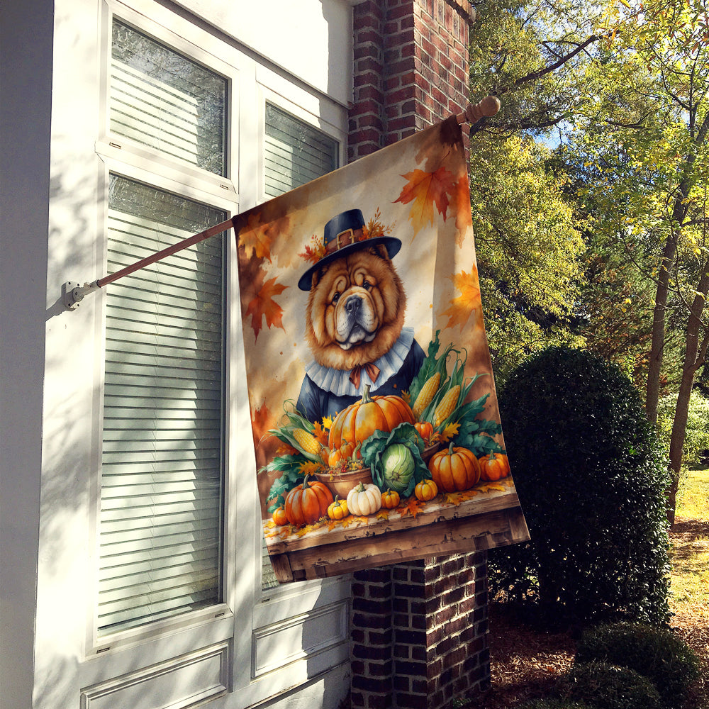 Chow Chow Thanksgiving House Flag