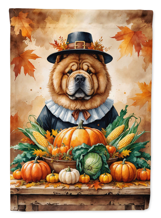 Buy this Chow Chow Thanksgiving Garden Flag