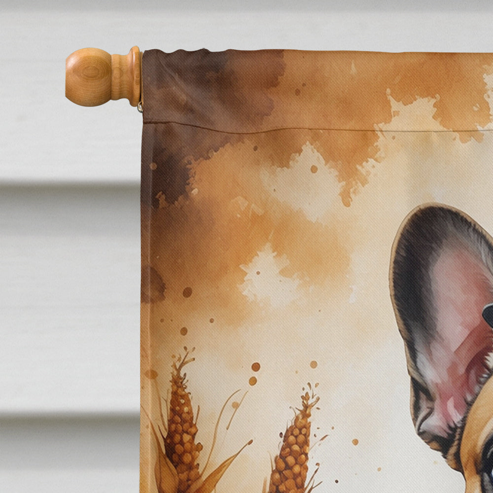 French Bulldog Thanksgiving House Flag