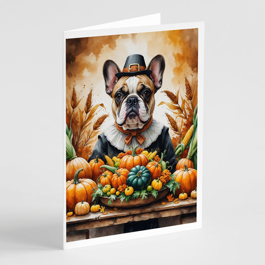 Buy this French Bulldog Thanksgiving Greeting Cards Pack of 8