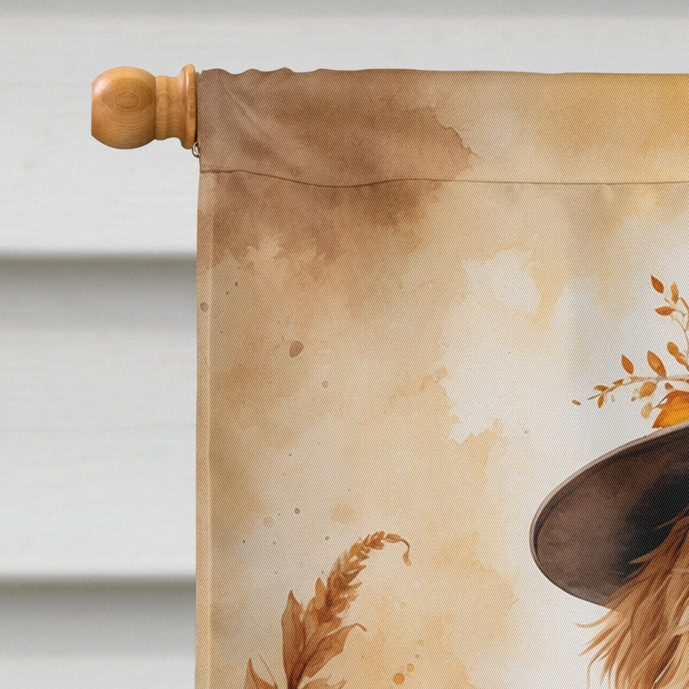 Goldendoodle Thanksgiving House Flag