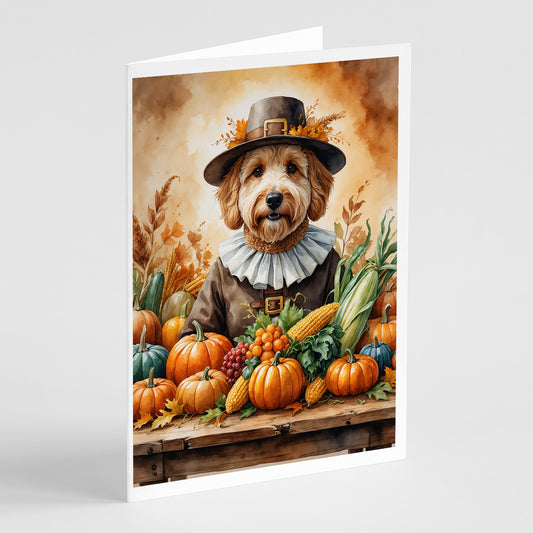 Buy this Goldendoodle Thanksgiving Greeting Cards Pack of 8
