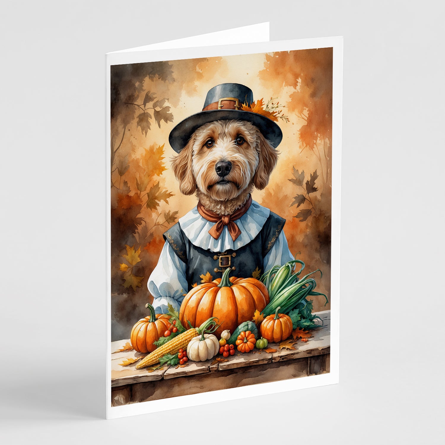 Buy this Labradoodle Thanksgiving Greeting Cards Pack of 8