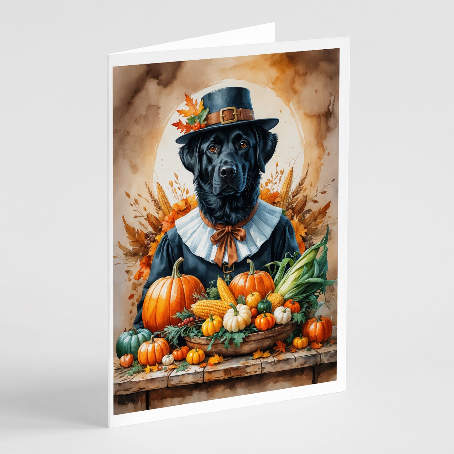 Buy this Black Labrador Retriever Thanksgiving Greeting Cards Pack of 8