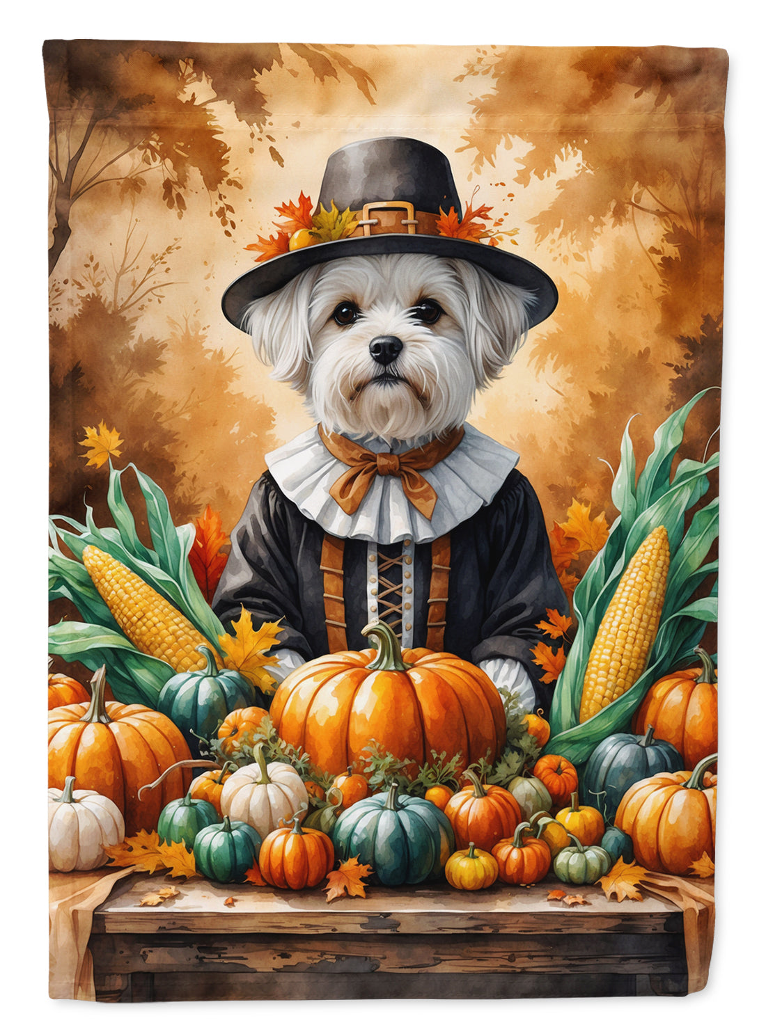 Buy this Maltese Thanksgiving Garden Flag