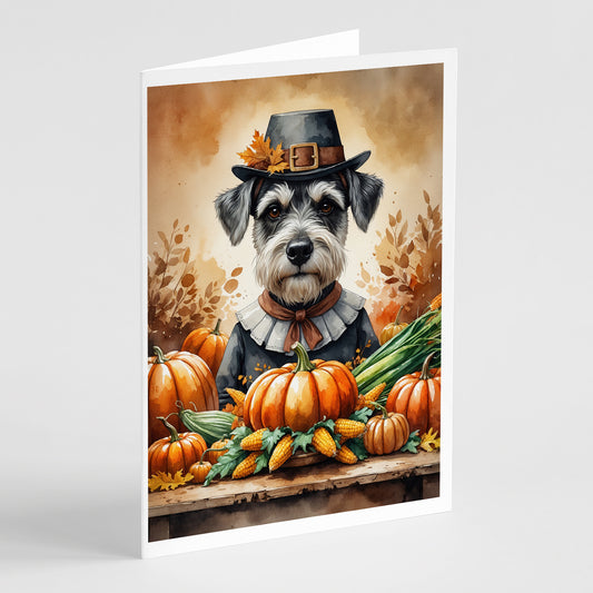 Buy this Schnauzer Thanksgiving Greeting Cards Pack of 8