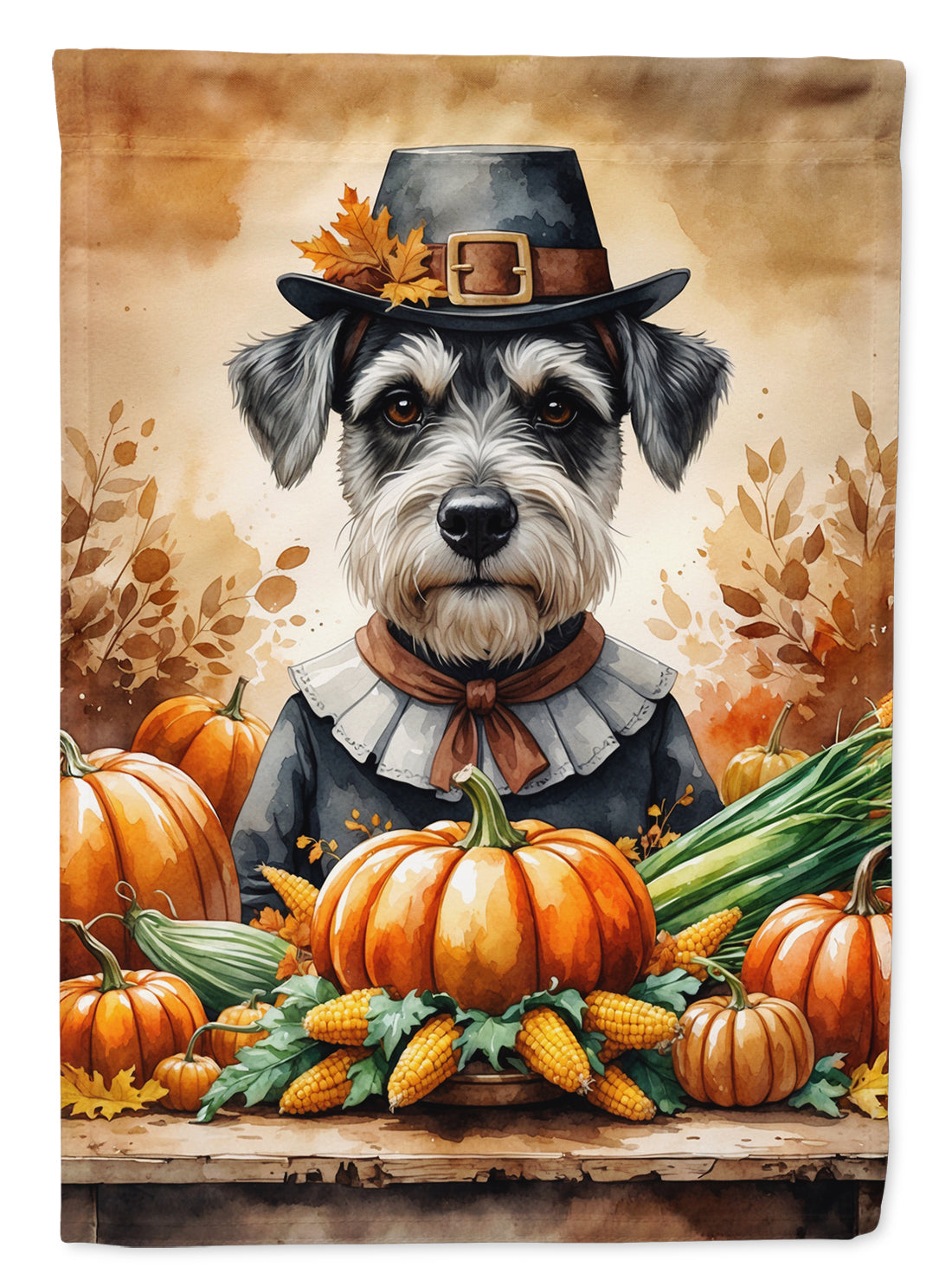 Buy this Schnauzer Thanksgiving Garden Flag