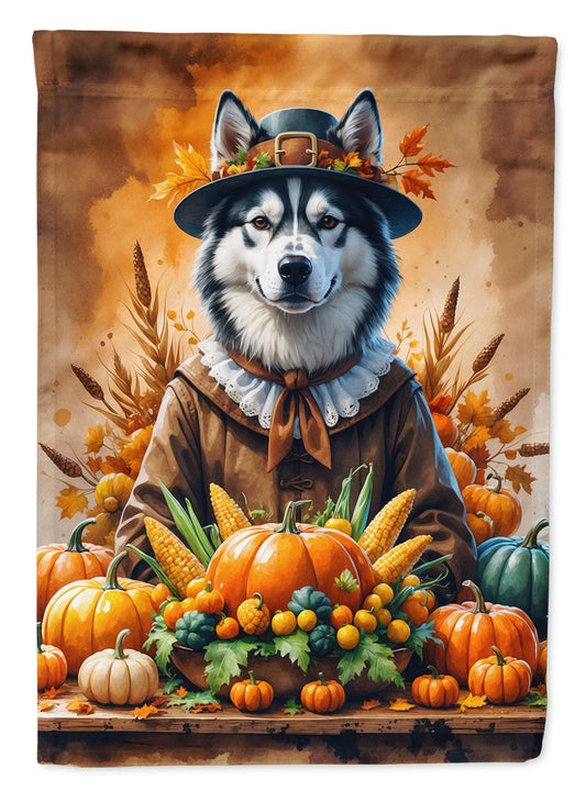 Buy this Siberian Husky Thanksgiving House Flag