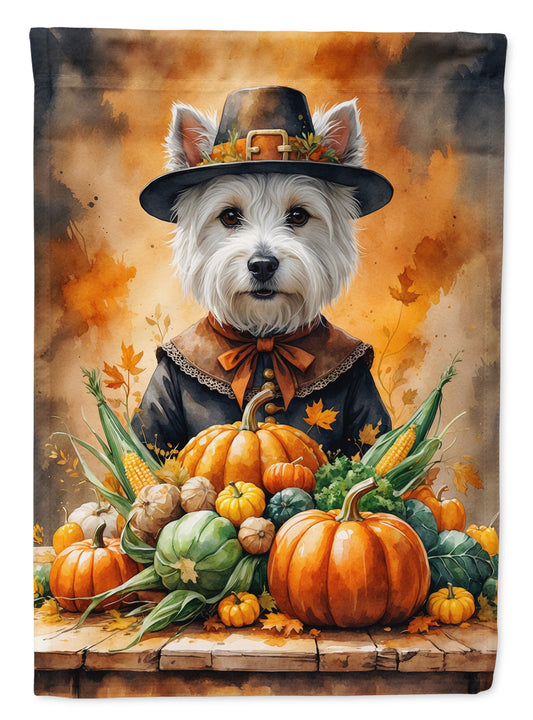 Buy this Westie Thanksgiving House Flag