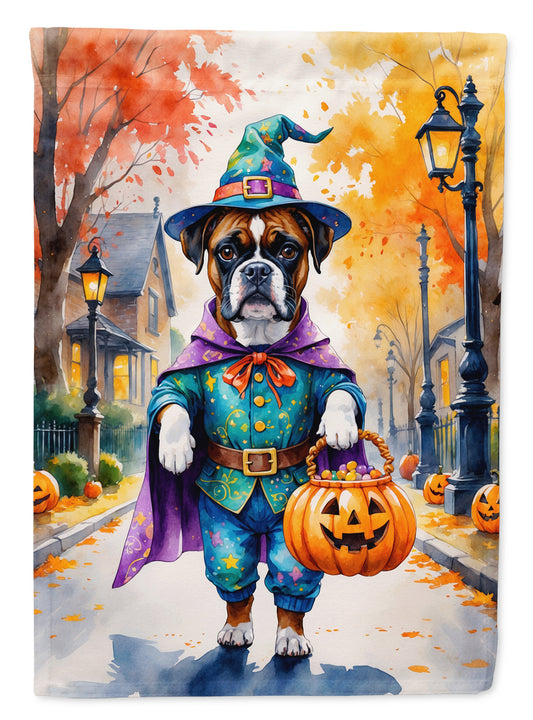 Buy this Boxer Halloween Trick or Treat Garden Flag