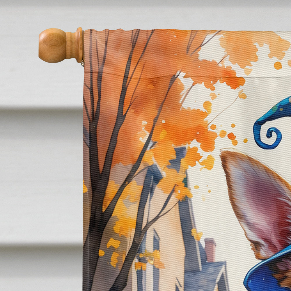 Chihuahua Halloween Trick or Treat House Flag