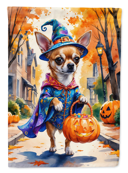 Buy this Chihuahua Halloween Trick or Treat Garden Flag