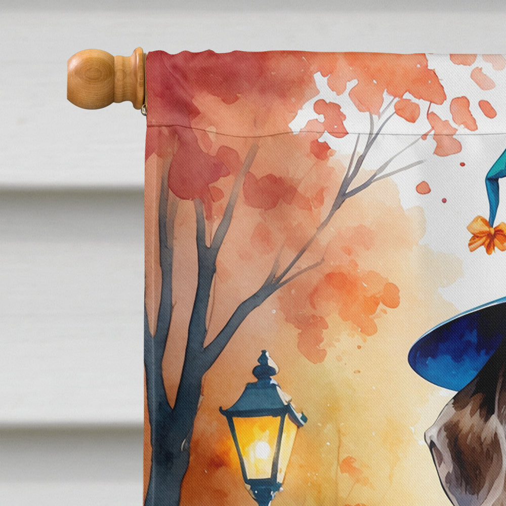 German Shorthaired Pointer Halloween Trick or Treat House Flag