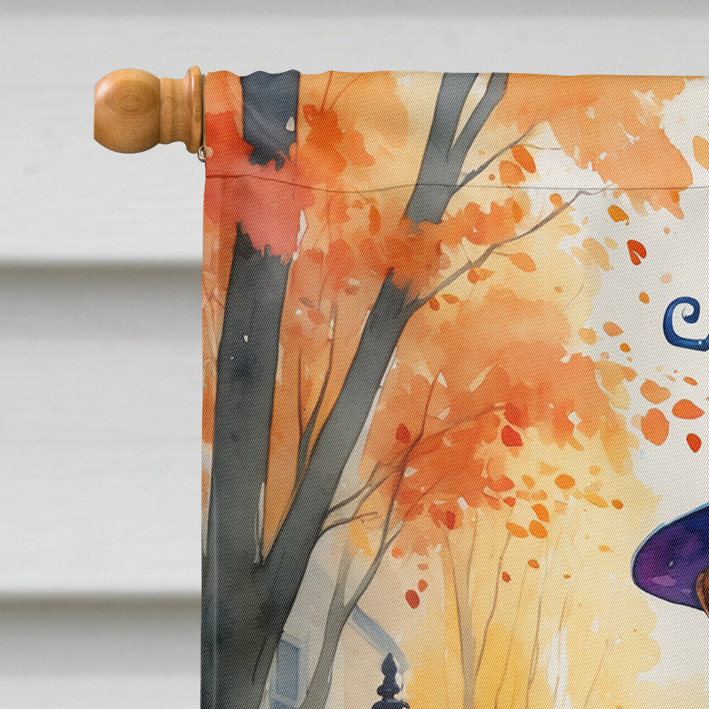 Jack Russell Terrier Halloween Trick or Treat House Flag