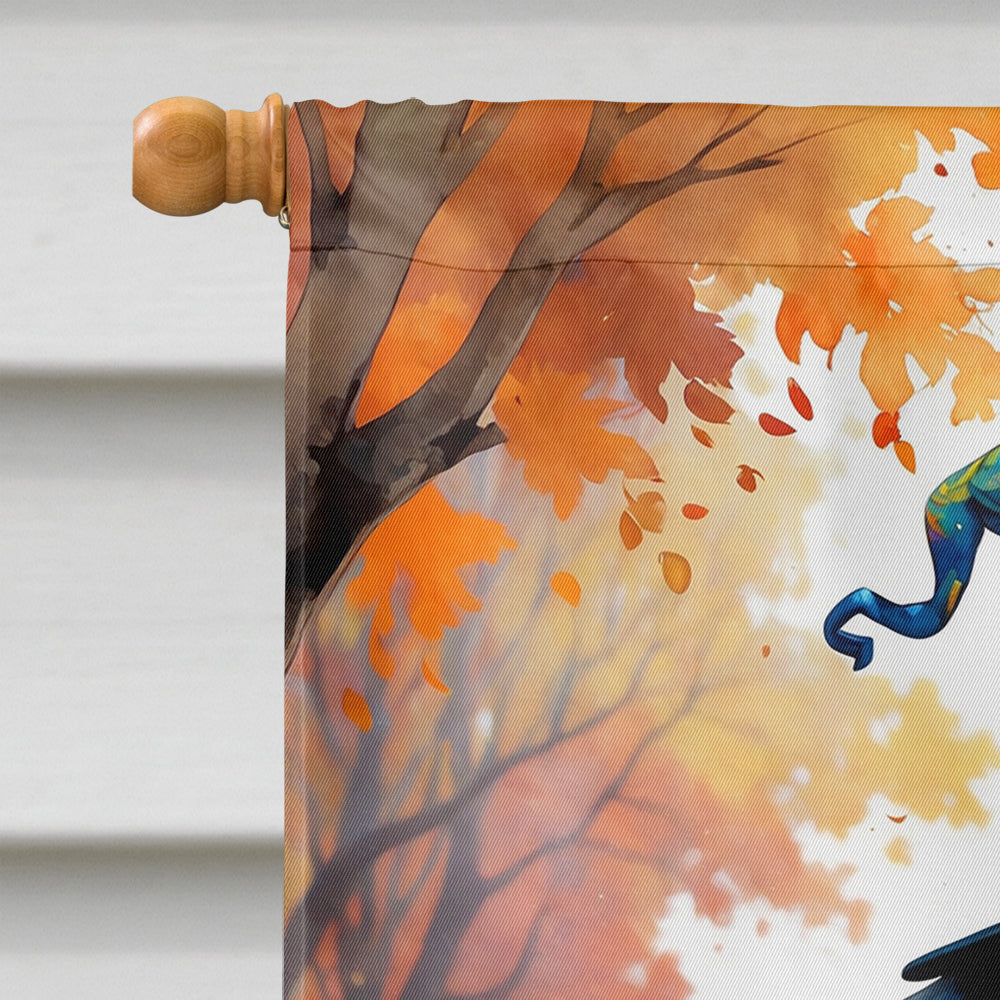 Pug Halloween Trick or Treat House Flag