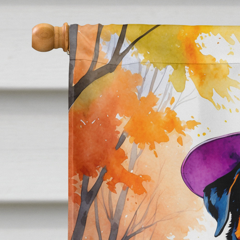 Rottweiler Halloween Trick or Treat House Flag