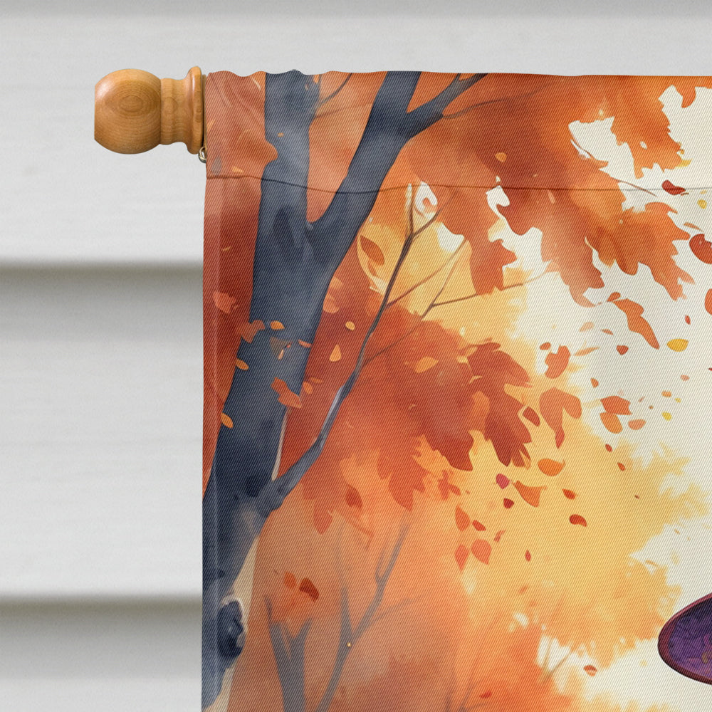 Samoyed Halloween Trick or Treat House Flag