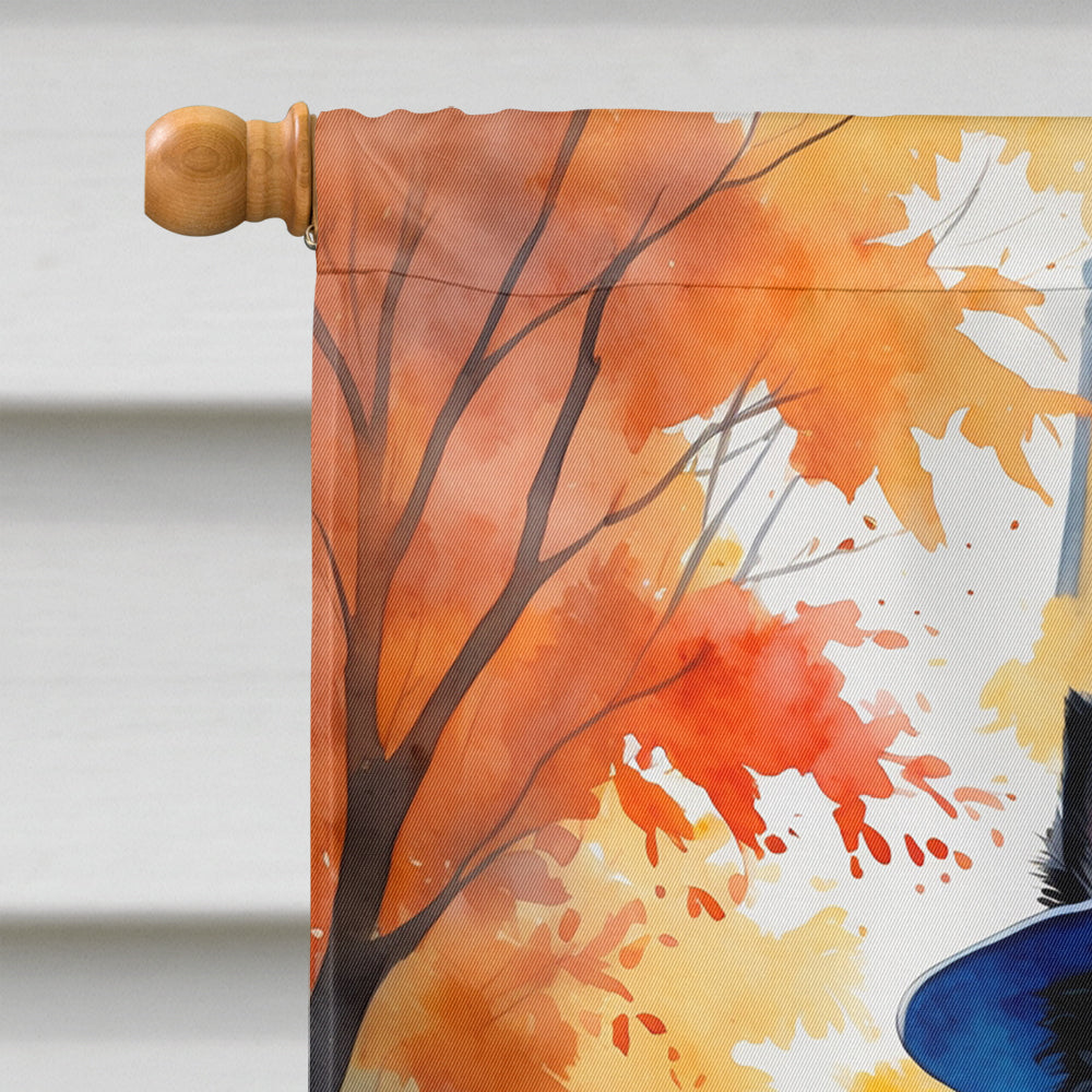 Scottish Terrier Halloween Trick or Treat House Flag