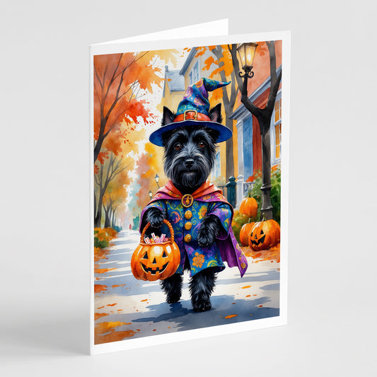 Buy this Scottish Terrier Halloween Trick or Treat Greeting Cards Pack of 8