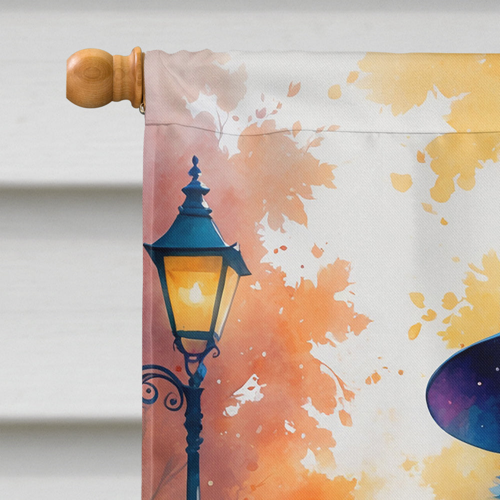 Siberian Husky Halloween Trick or Treat House Flag