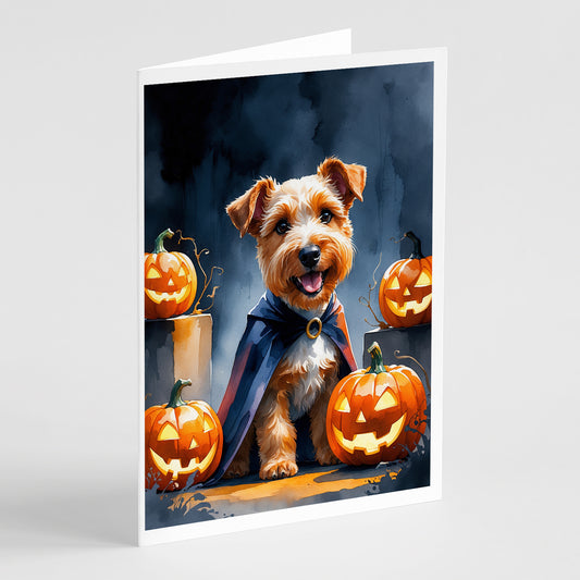 Buy this Airedale Terrier Puppy Halloween Greeting Cards Pack of 8