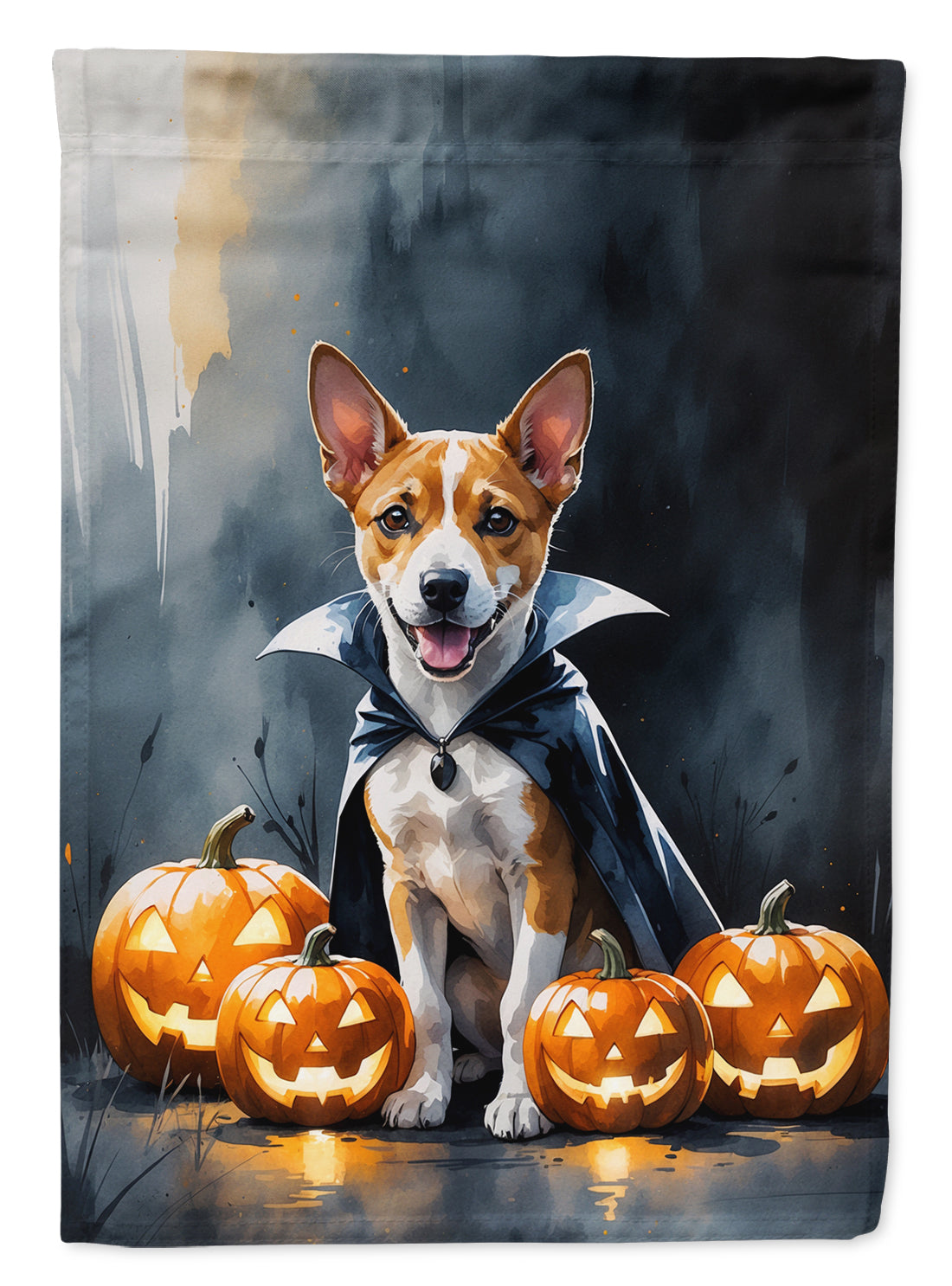 Buy this Basenji Puppy Halloween House Flag