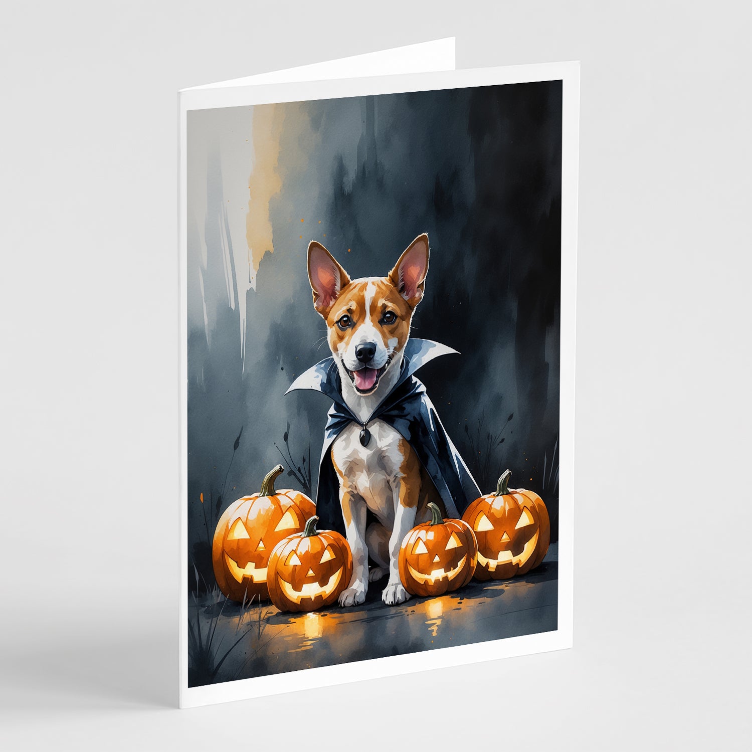 Buy this Basenji Puppy Halloween Greeting Cards Pack of 8
