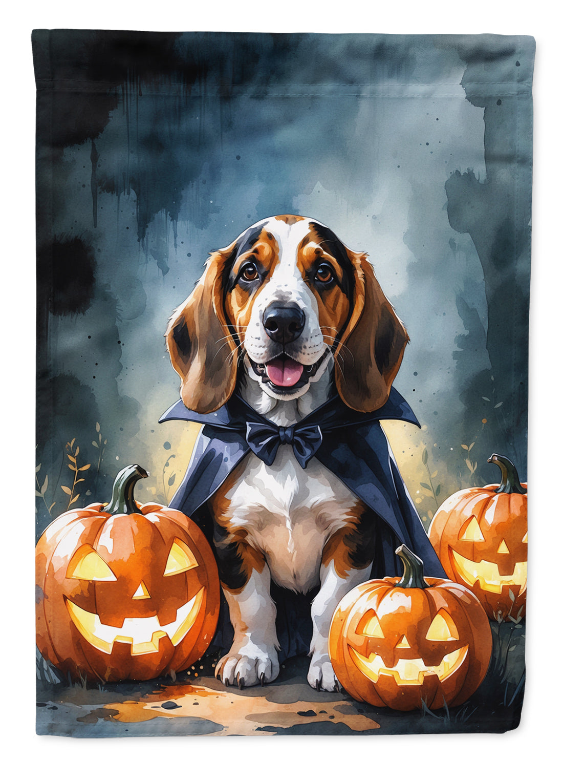 Buy this Basset Hound Puppy Halloween Garden Flag