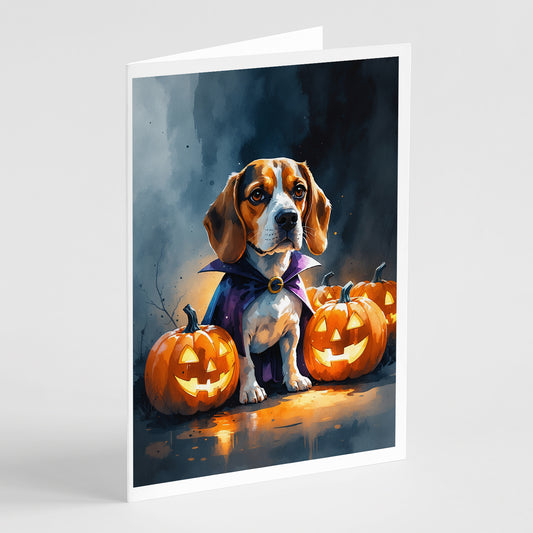 Buy this Beagle Puppy Halloween Greeting Cards Pack of 8