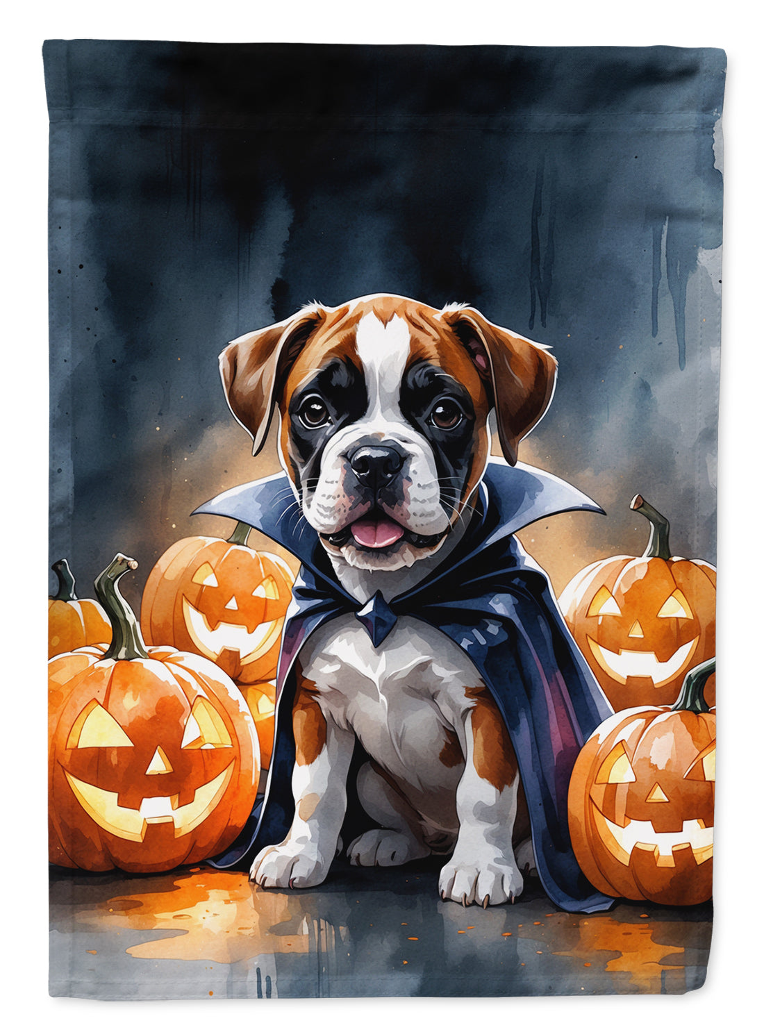 Buy this Boxer Puppy Halloween House Flag