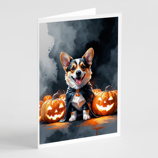 Buy this Corgi Puppy Halloween Greeting Cards Pack of 8