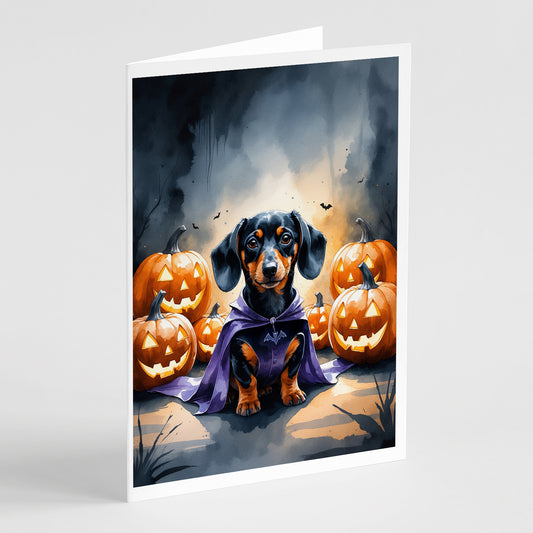 Buy this Dachshund Puppy Halloween Greeting Cards Pack of 8