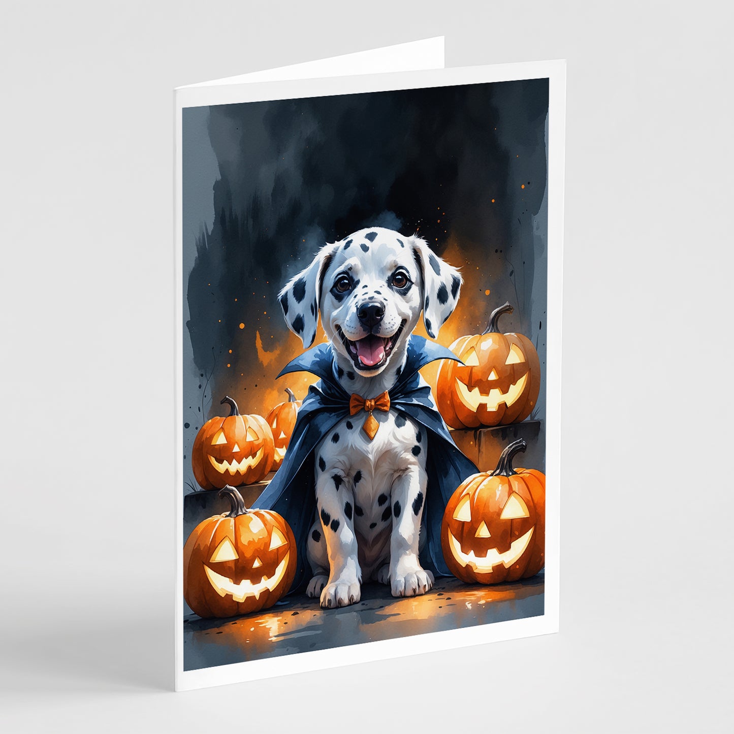 Buy this Dalmatian Puppy Halloween Greeting Cards Pack of 8