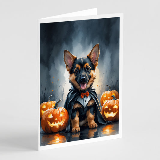 Buy this German Shepherd Puppy Halloween Greeting Cards Pack of 8
