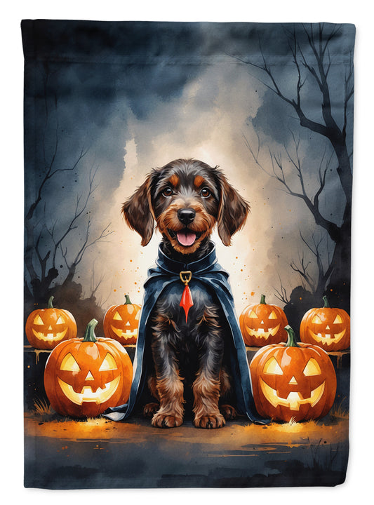 Buy this German Wirehaired Pointer Puppy Halloween House Flag