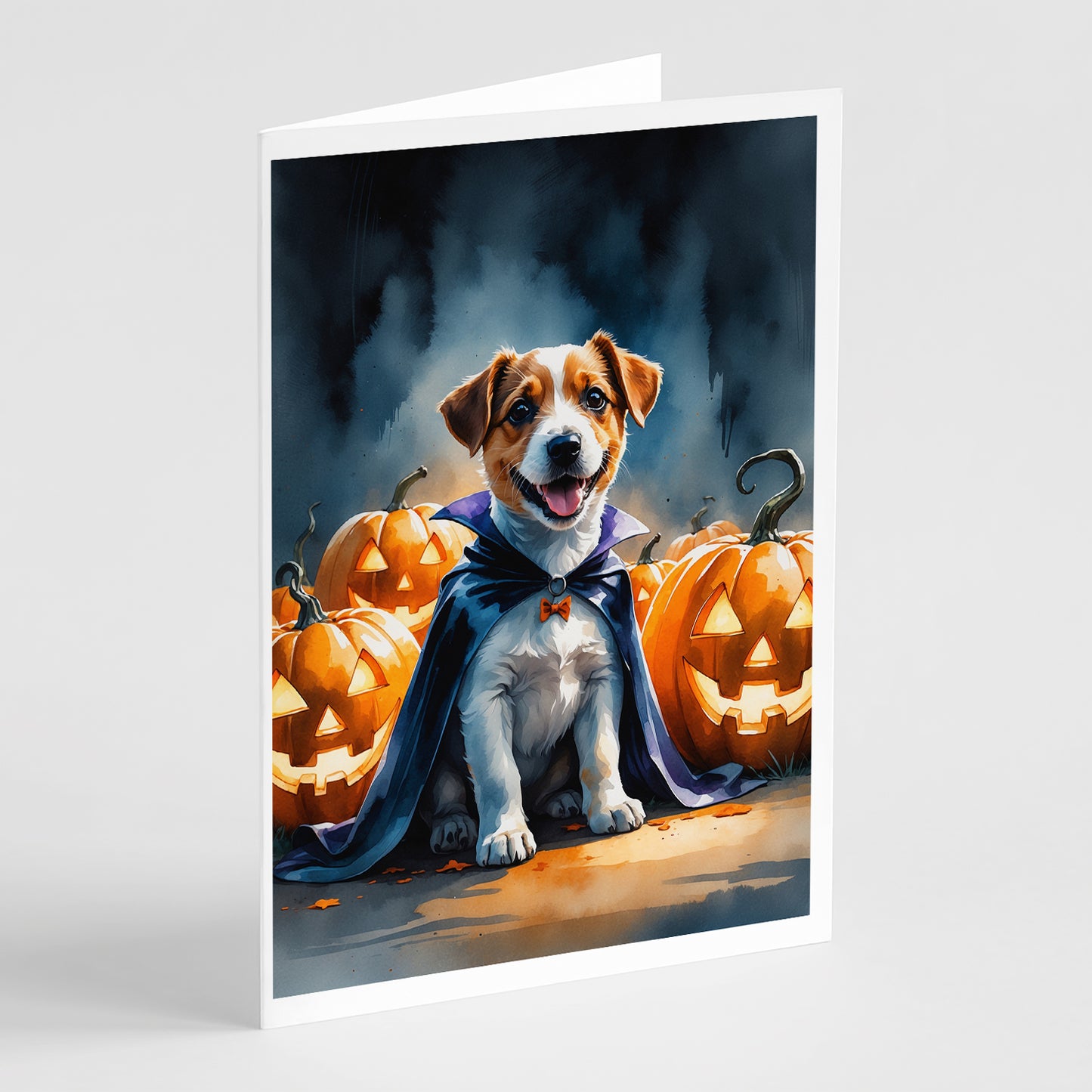 Buy this Jack Russell Terrier Puppy Halloween Greeting Cards Pack of 8