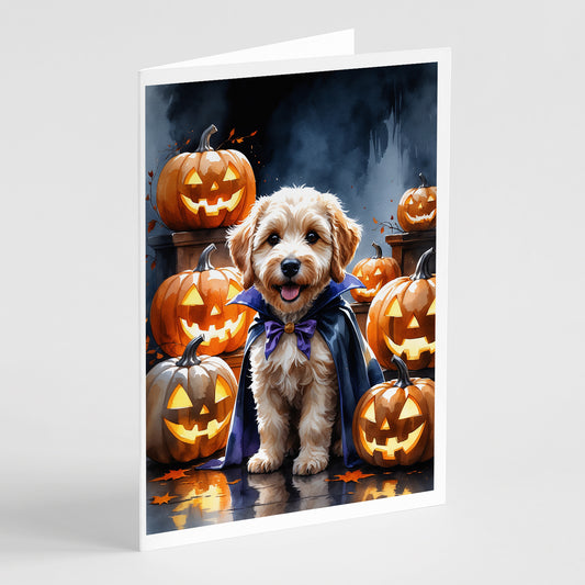 Buy this Labradoodle Puppy Halloween Greeting Cards Pack of 8