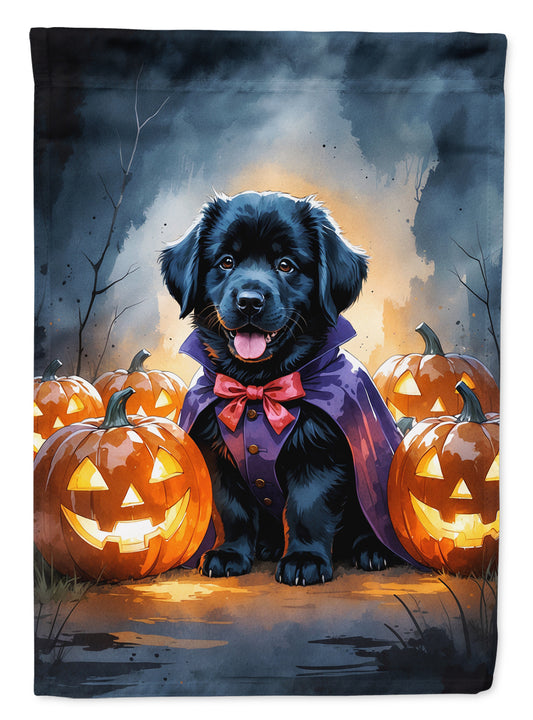Buy this Black Newfoundland Puppy Halloween Garden Flag