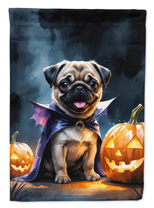 Buy this Pug Puppy Halloween House Flag