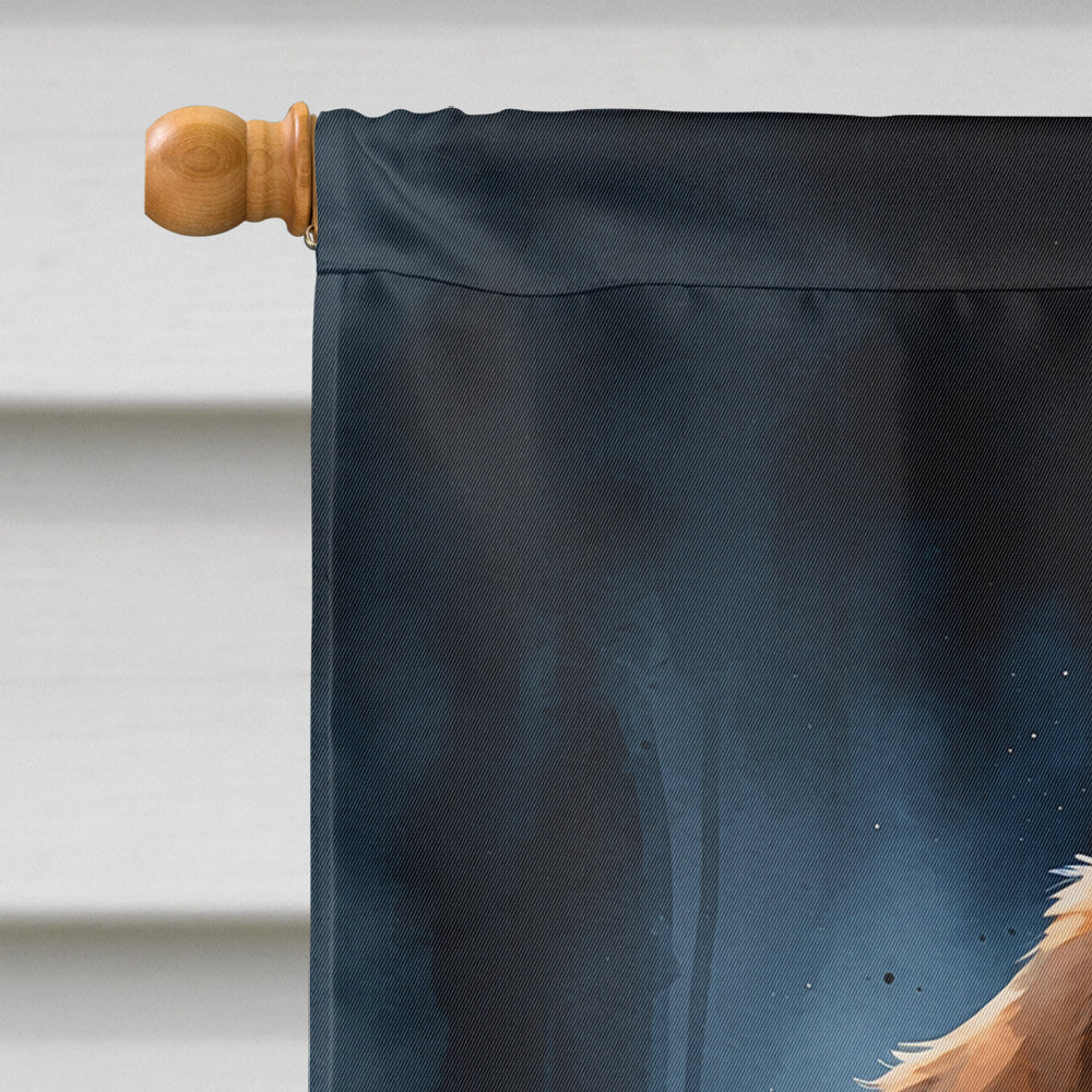Saint Bernard Puppy Halloween House Flag