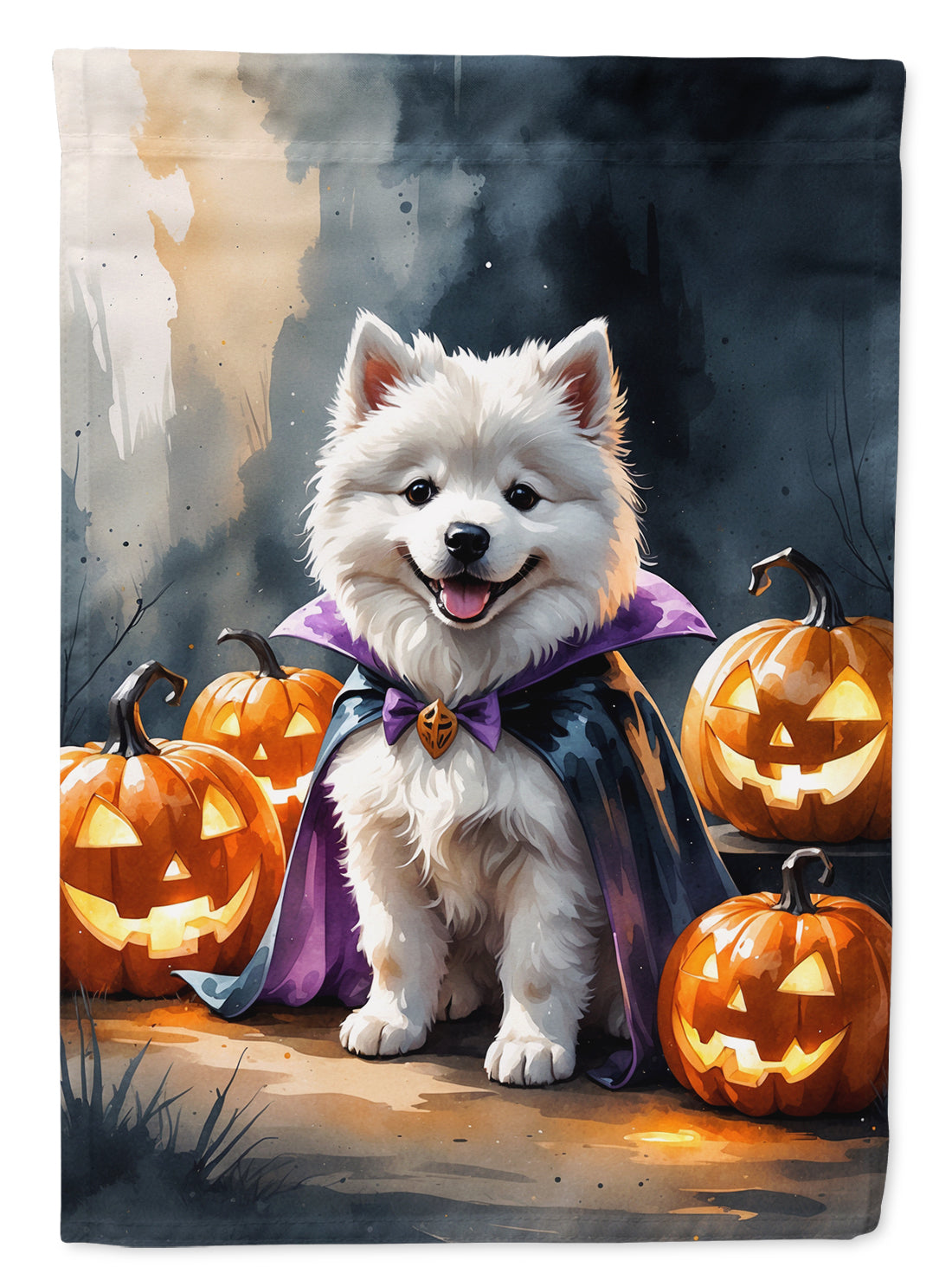 Buy this Samoyed Puppy Halloween Garden Flag