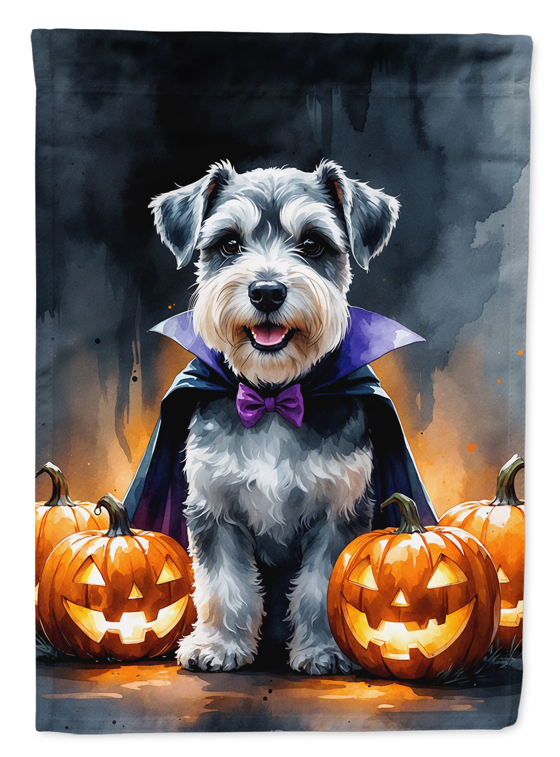 Buy this Schnauzer Puppy Halloween House Flag