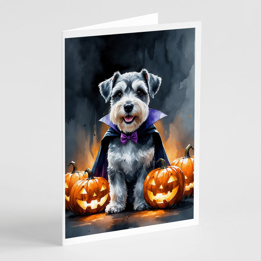 Buy this Schnauzer Puppy Halloween Greeting Cards Pack of 8