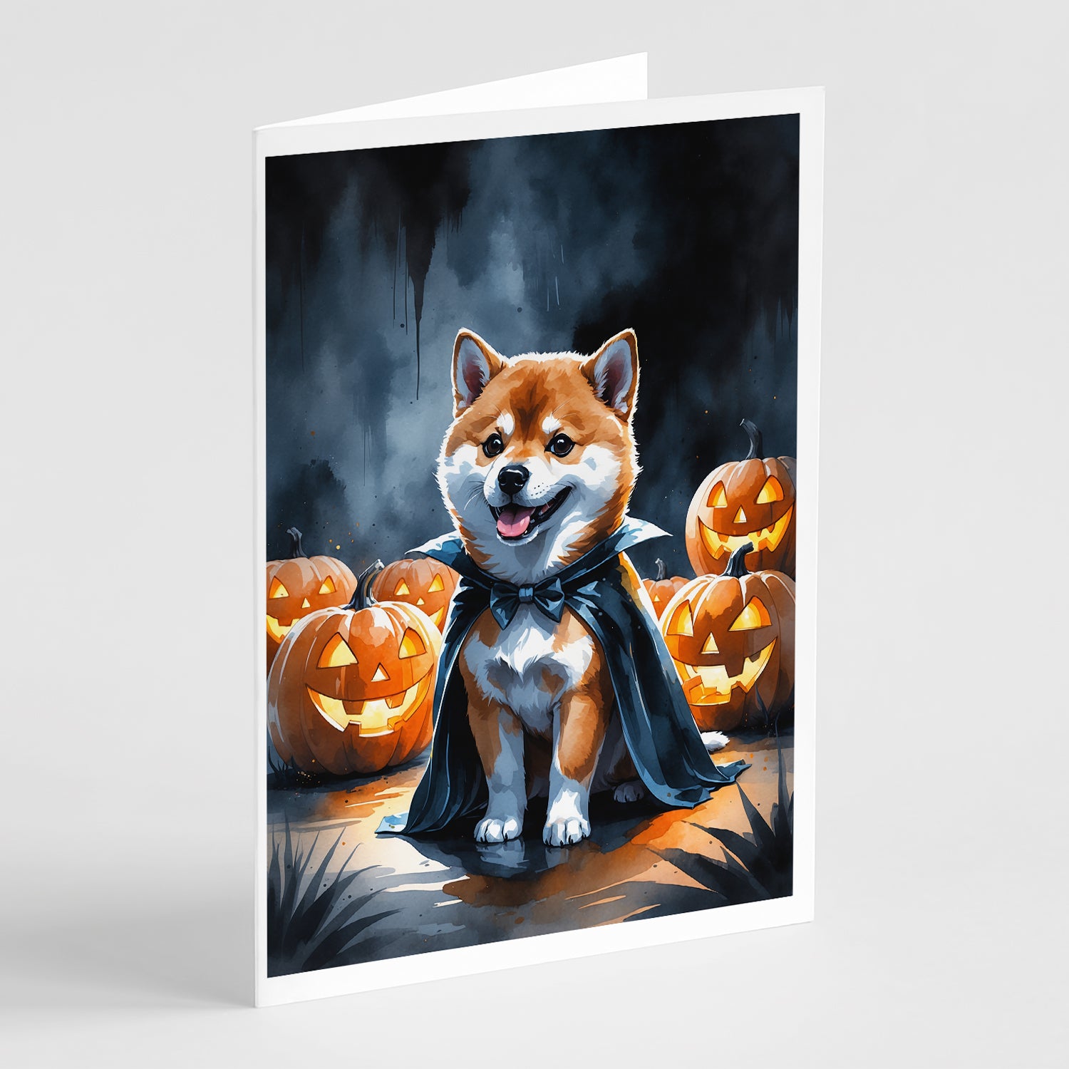 Buy this Shiba Inu Puppy Halloween Greeting Cards Pack of 8