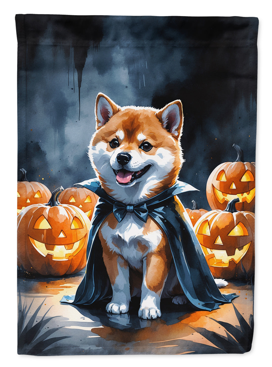 Buy this Shiba Inu Puppy Halloween Garden Flag