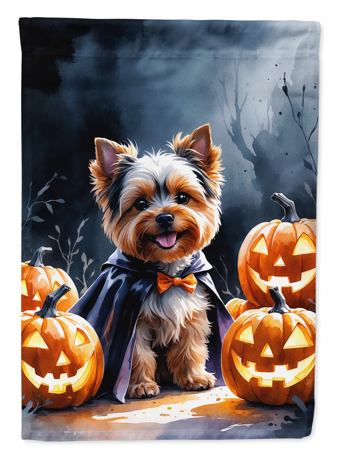 Buy this Yorkshire Terrier Puppy Halloween House Flag