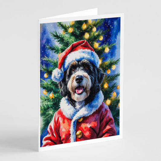 Buy this Bernedoodle Christmas Greeting Cards Pack of 8